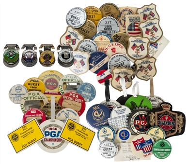 Miscellaneous Golf Badges and Money Clips Collection